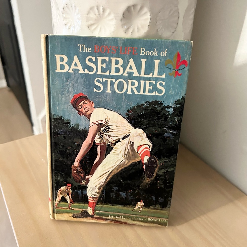 Vintage 1964 The Boys' Life Book of Baseball Stories Hardcover Book